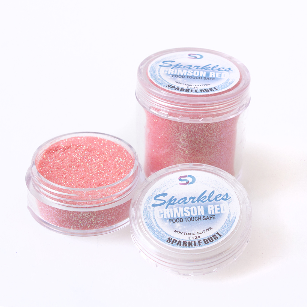 SPARKLES GLITTER CRIMSON RED - Sparkle Dust | Aesthetic Bakes in Pretoria SPARKLES GLITTER CRIMSON RED