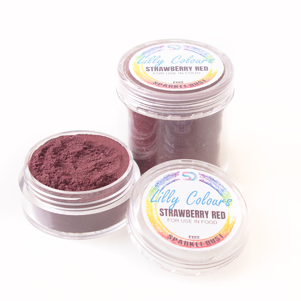 LILLY COLOURS STRAWBERRY RED - Sparkle Dust | Aesthetic Bakes in Pretoria LILLY COLOURS STRAWBERRY RED