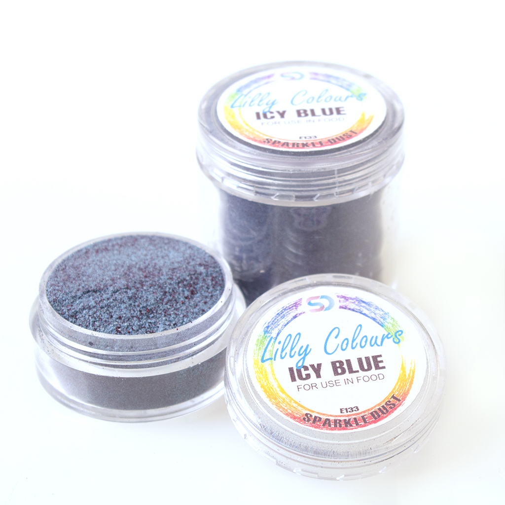 LILLY COLOURS ICY BLUE - Sparkle Dust | Aesthetic Bakes in Pretoria LILLY COLOURS ICY BLUE