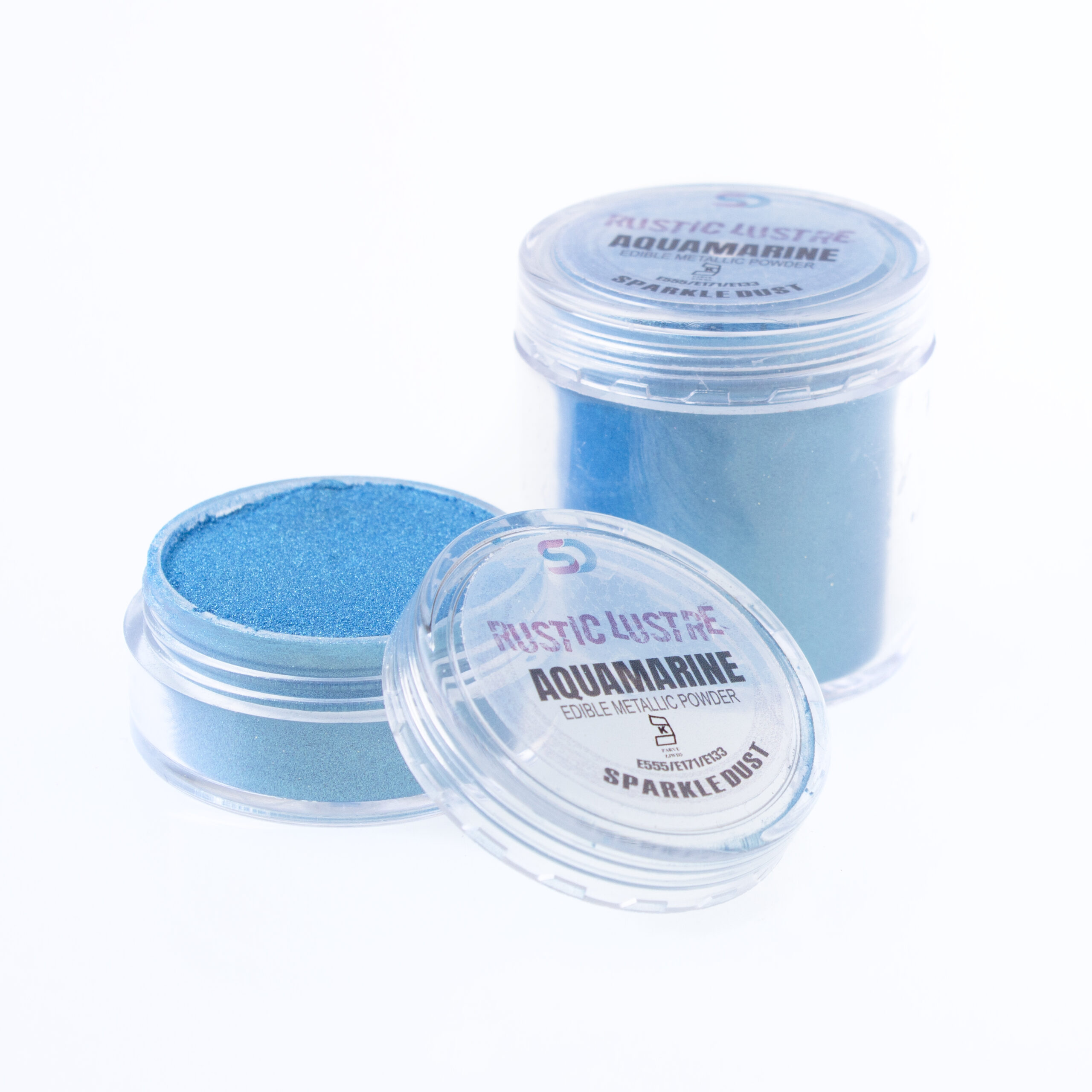 Rustic Lustre Aquamarine - Sparkle Dust | Aesthetic Bakes in Pretoria Rustic Lustre Aquamarine