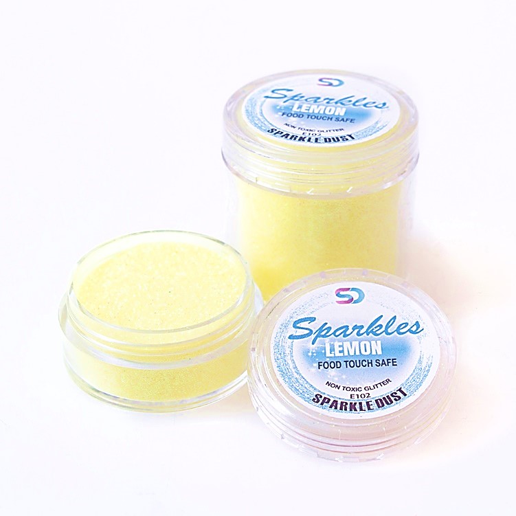 SPARKLES GLITTER LEMON - Sparkle Dust | Aesthetic Bakes in Pretoria SPARKLES GLITTER LEMON