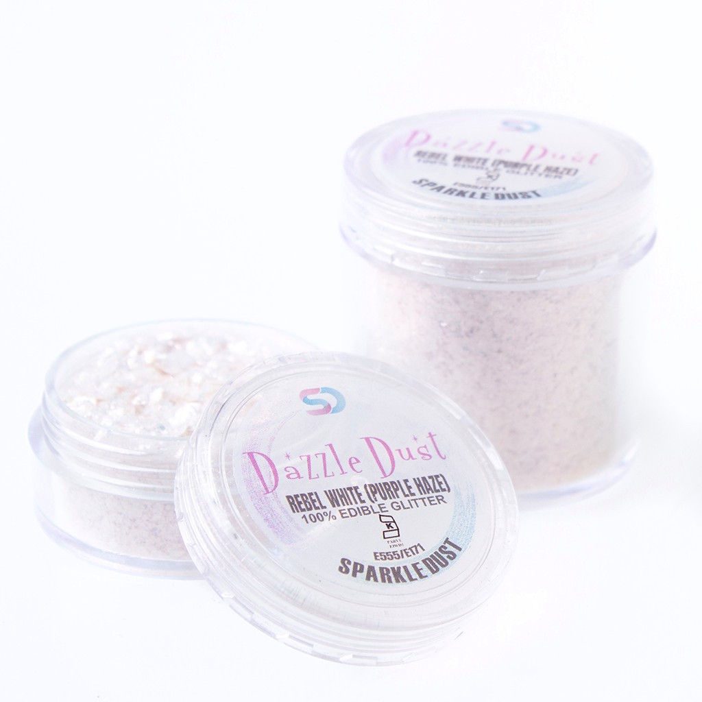 Rebel White Purple Haze Dazzle Dust - Sparkle Dust | Aesthetic Bakes in Pretoria Rebel White Purple Haze Dazzle Dust